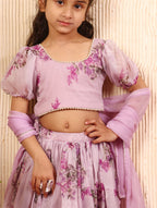 Lilac Mist Lehanga set