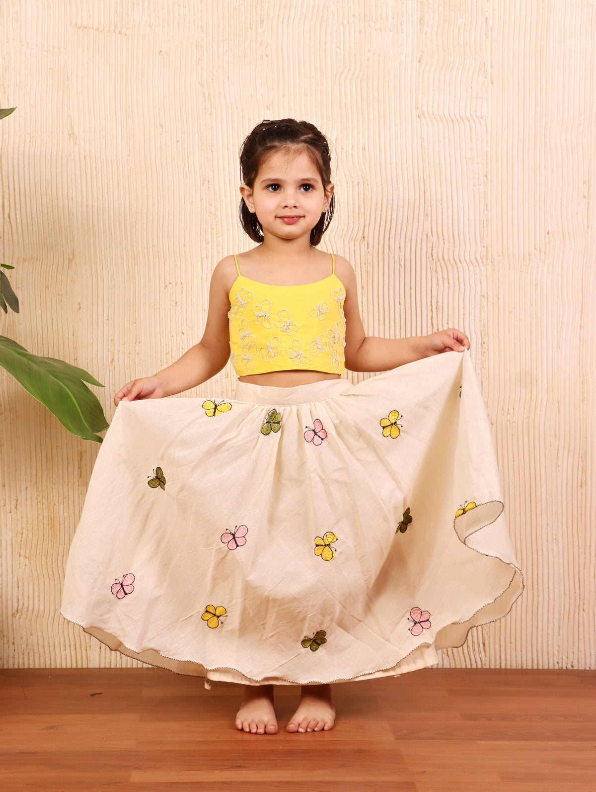 Butterfly Skirt Set