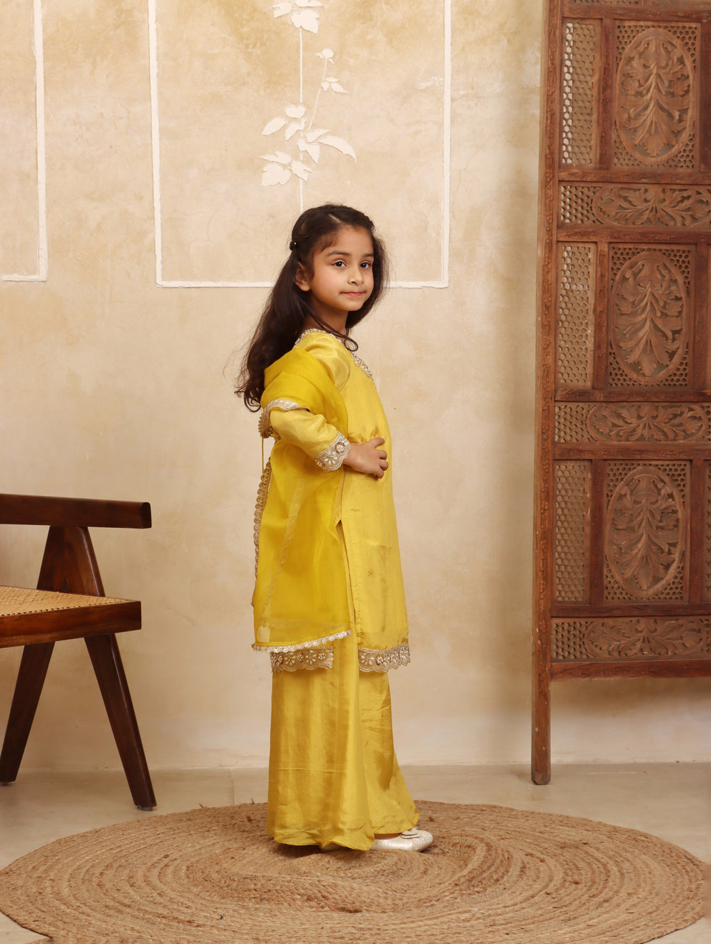 Sunheri Sharara Set