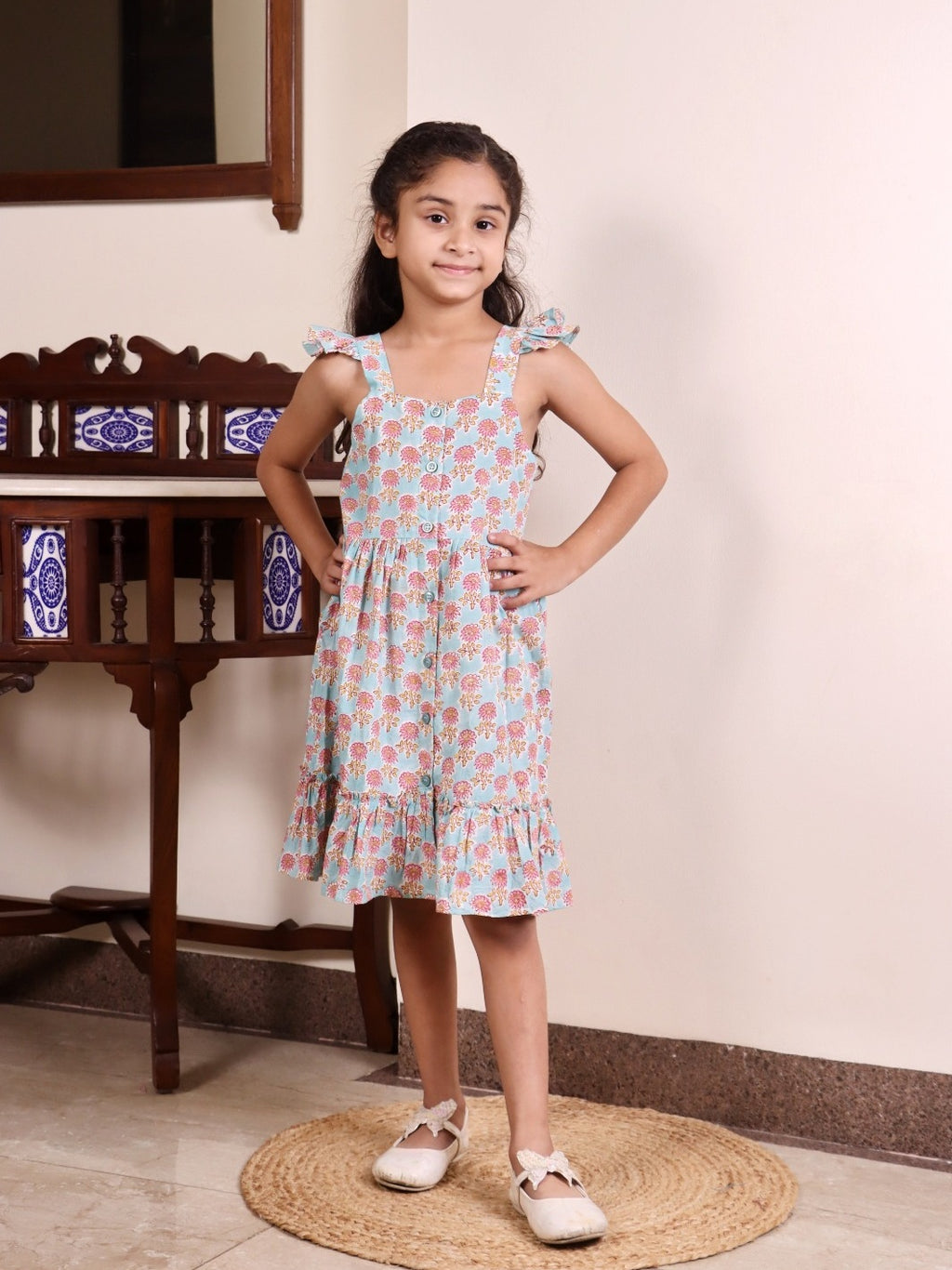 Blush Bloom Cotton Frock