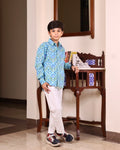 Sky Bloom Cotton Shirt