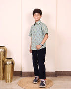 Sage Leaf Cotton Shirt