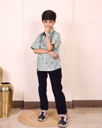 Sage Leaf Cotton Shirt