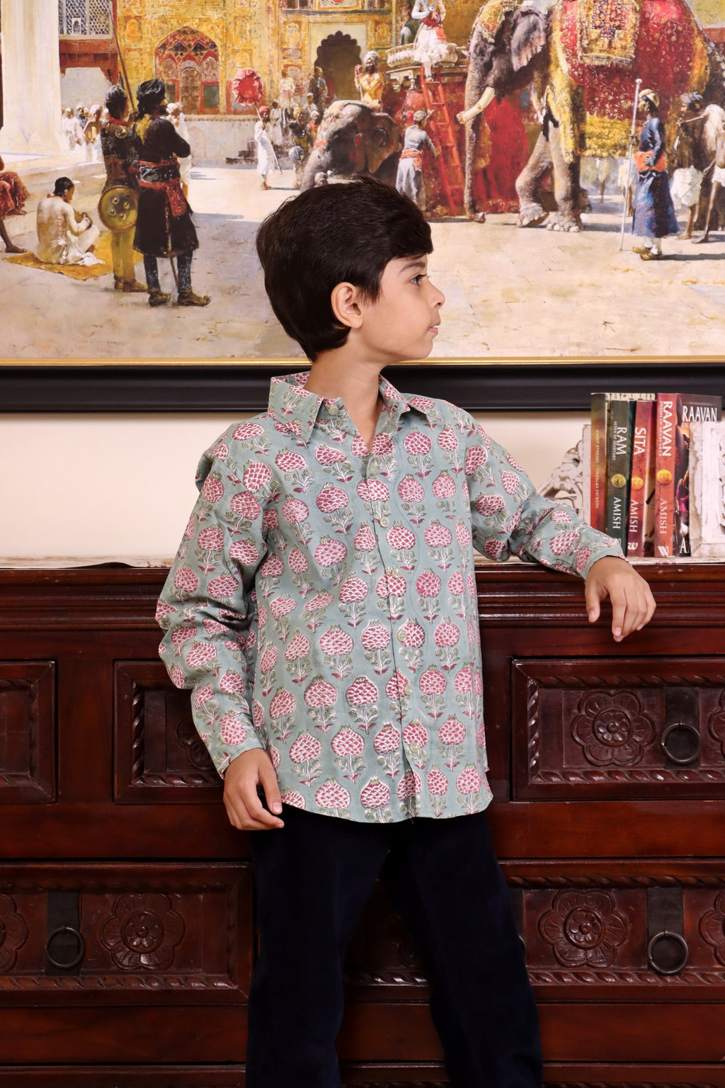 Sage Blossom Shirt