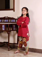 Ruby Patchwork Cotton Co-ord Set