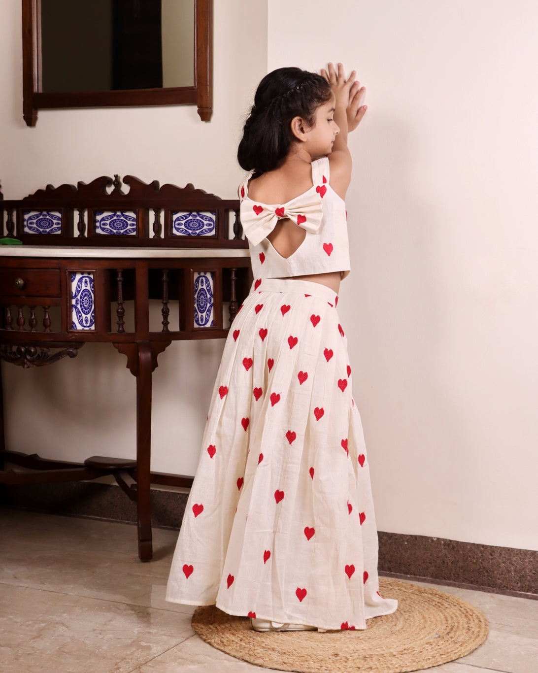 Little Valentine Skirt set