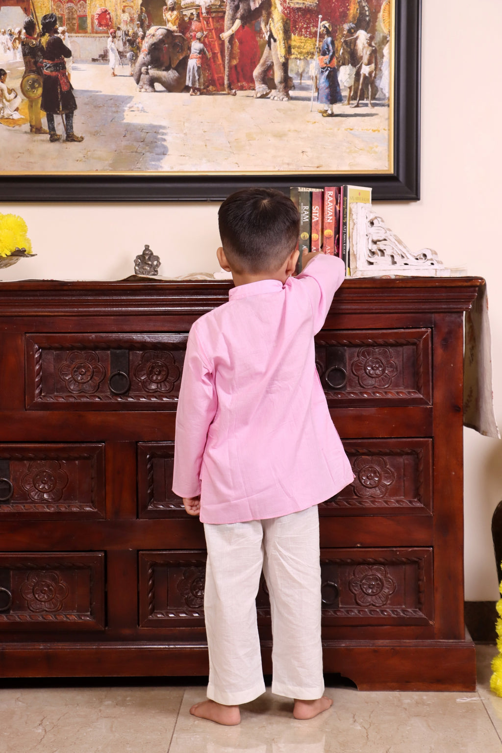 Blush Classic Cotton Kurta Set