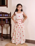 Little Valentine Skirt set