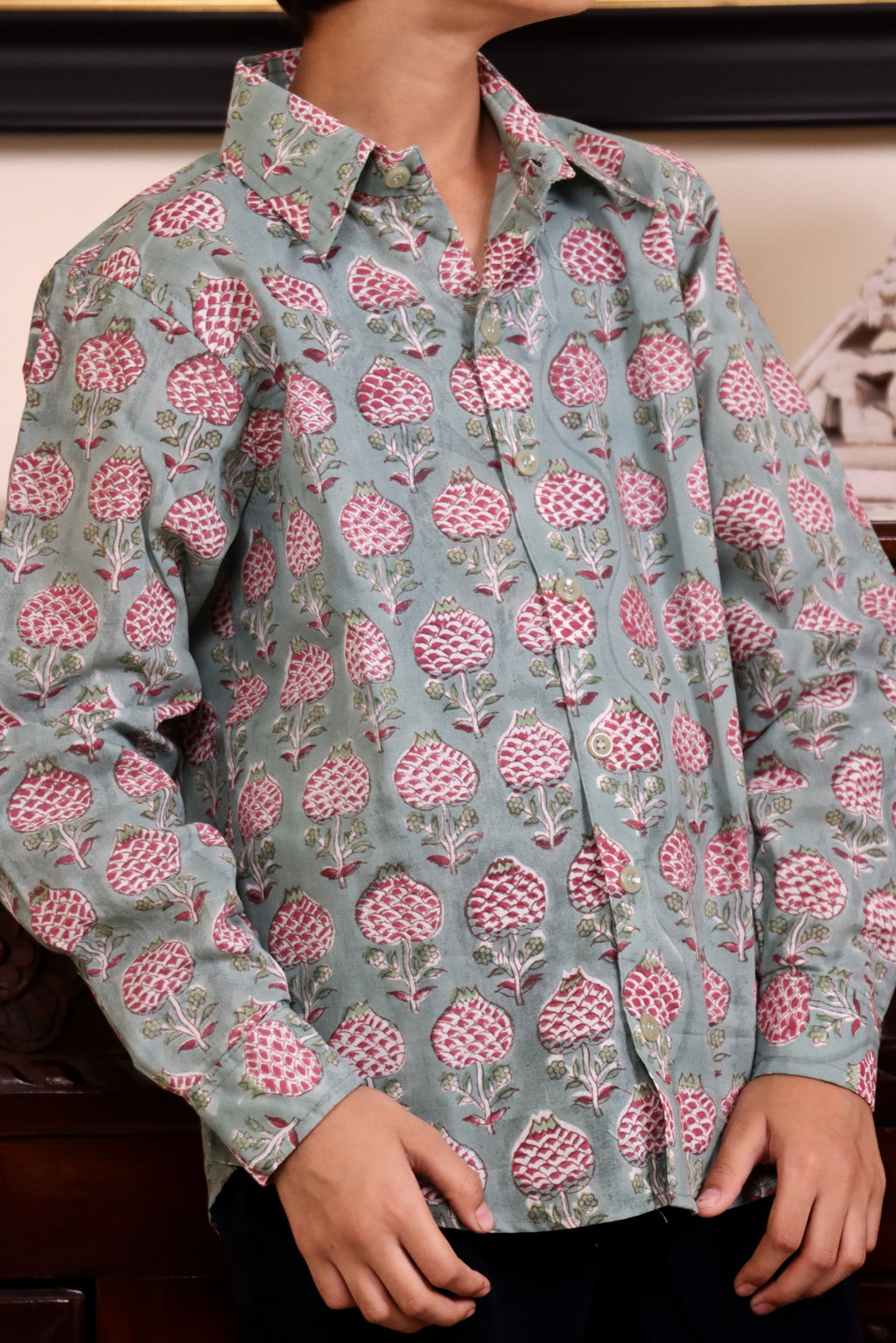Sage Blossom Shirt