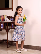 Twilight Bloom Cotton Frock