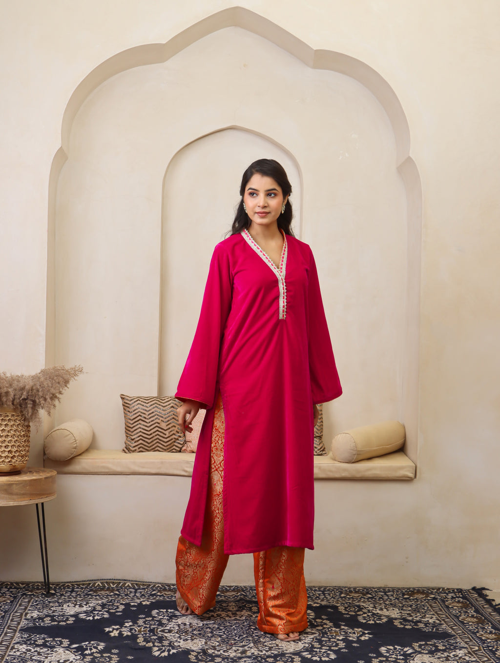 Naaz Velvet Suit set
