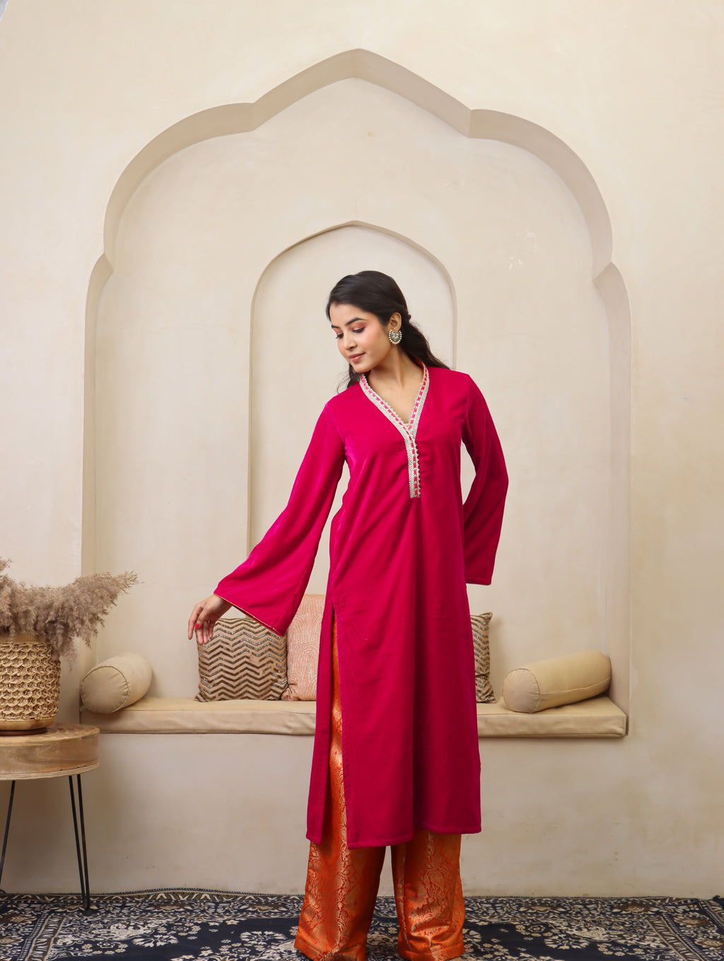 Naaz Velvet Suit set