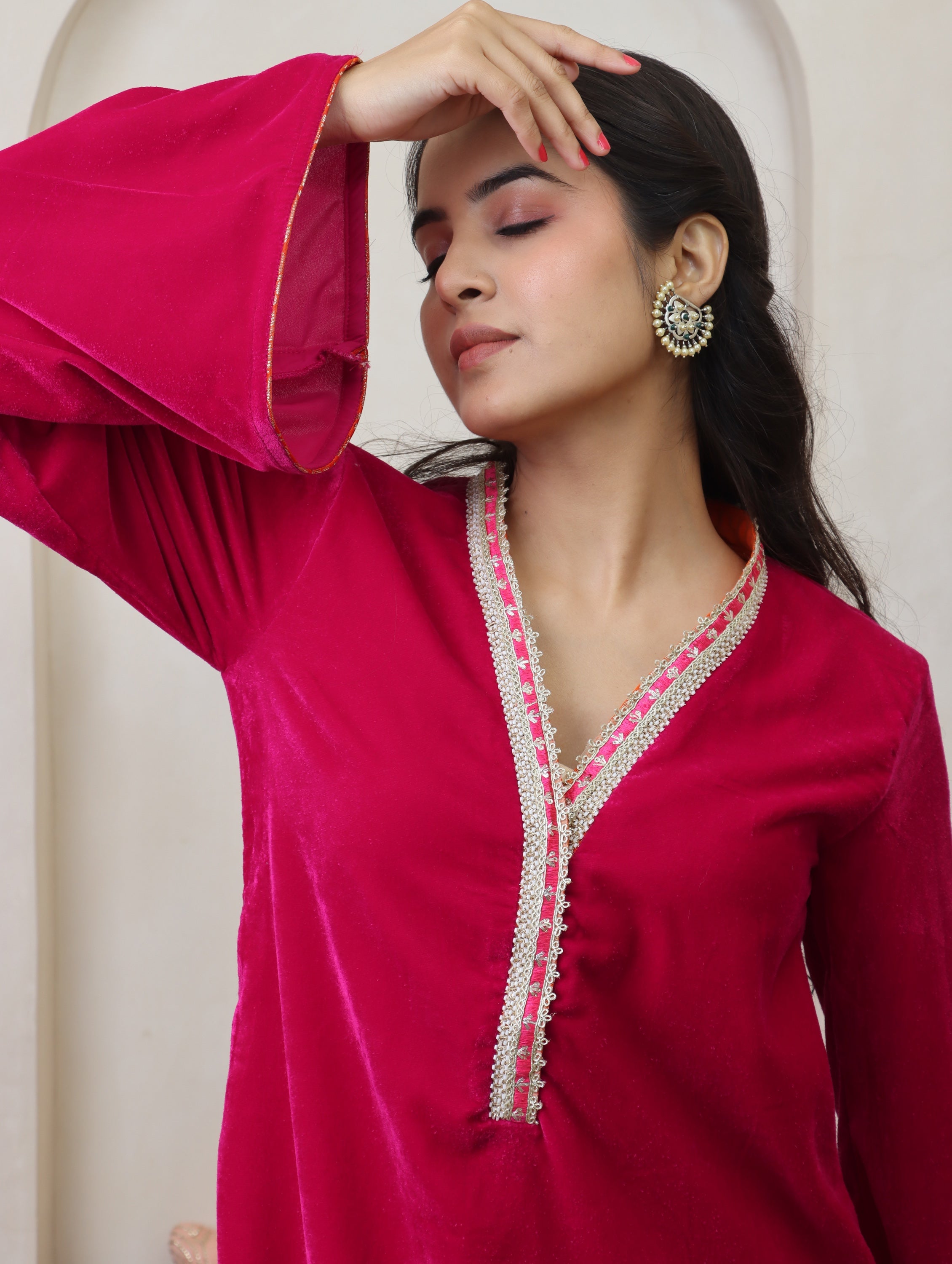 Naaz Velvet Suit set