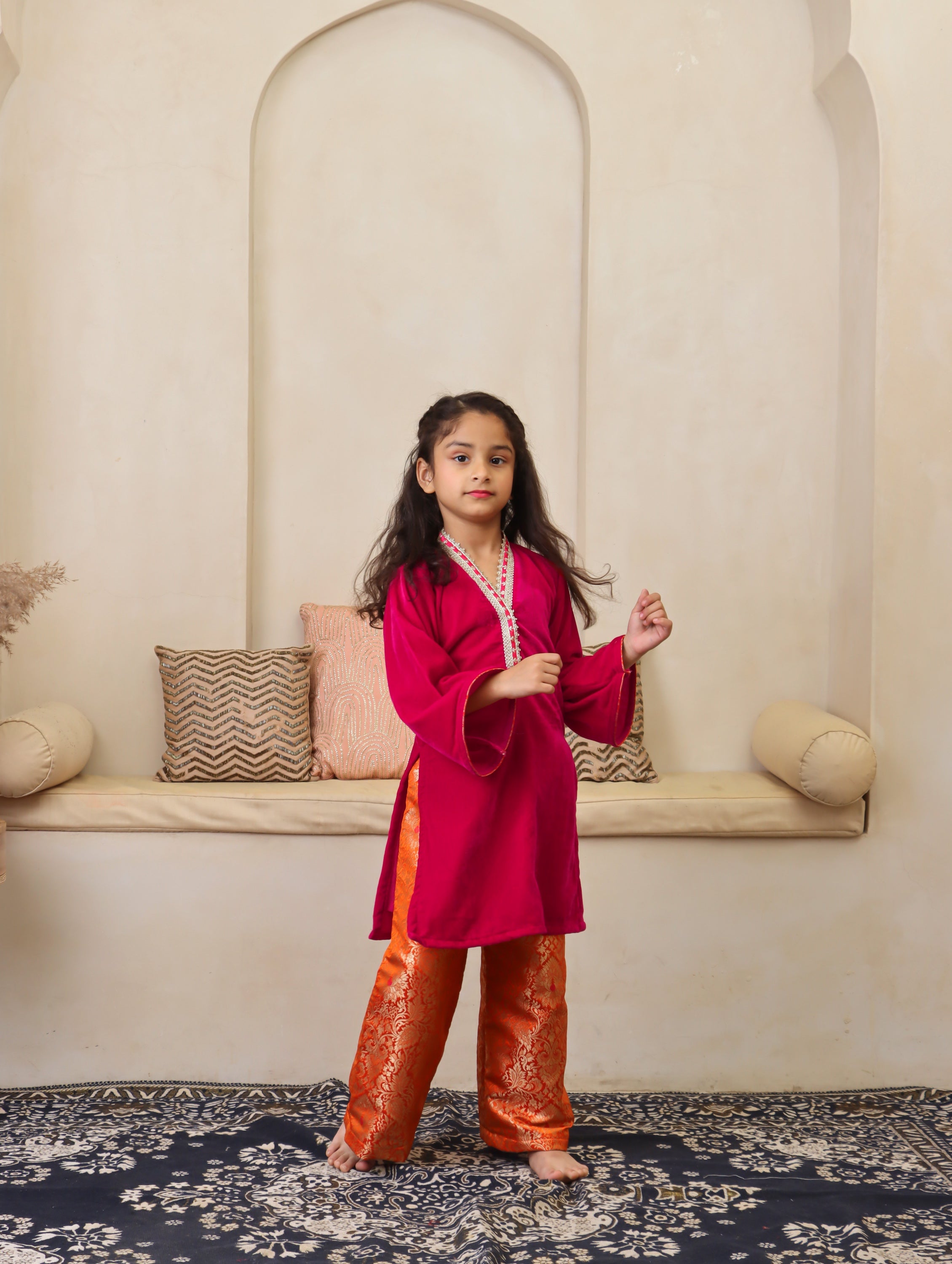 Naaz Velvet Suit set