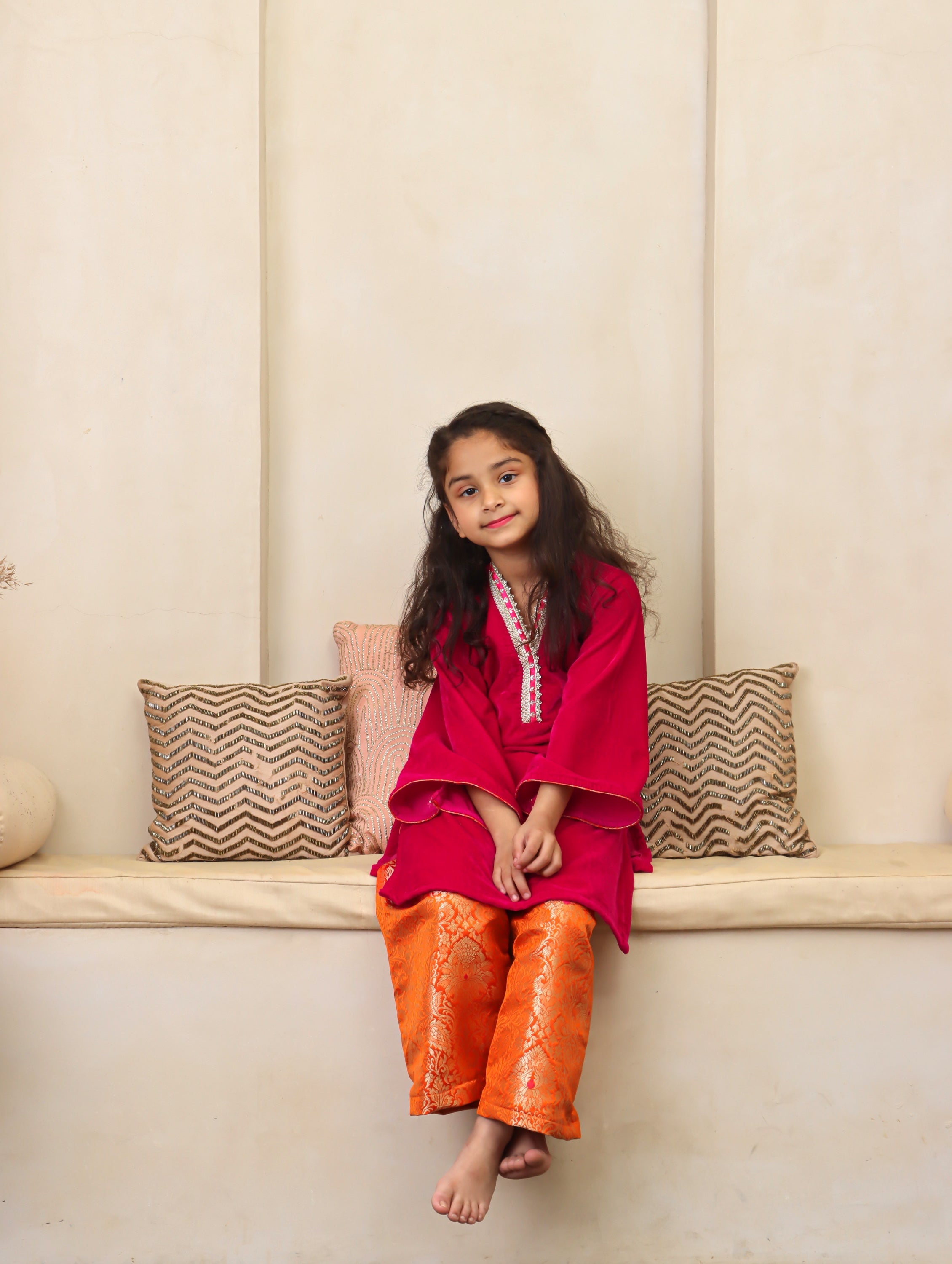 Naaz Velvet Suit set