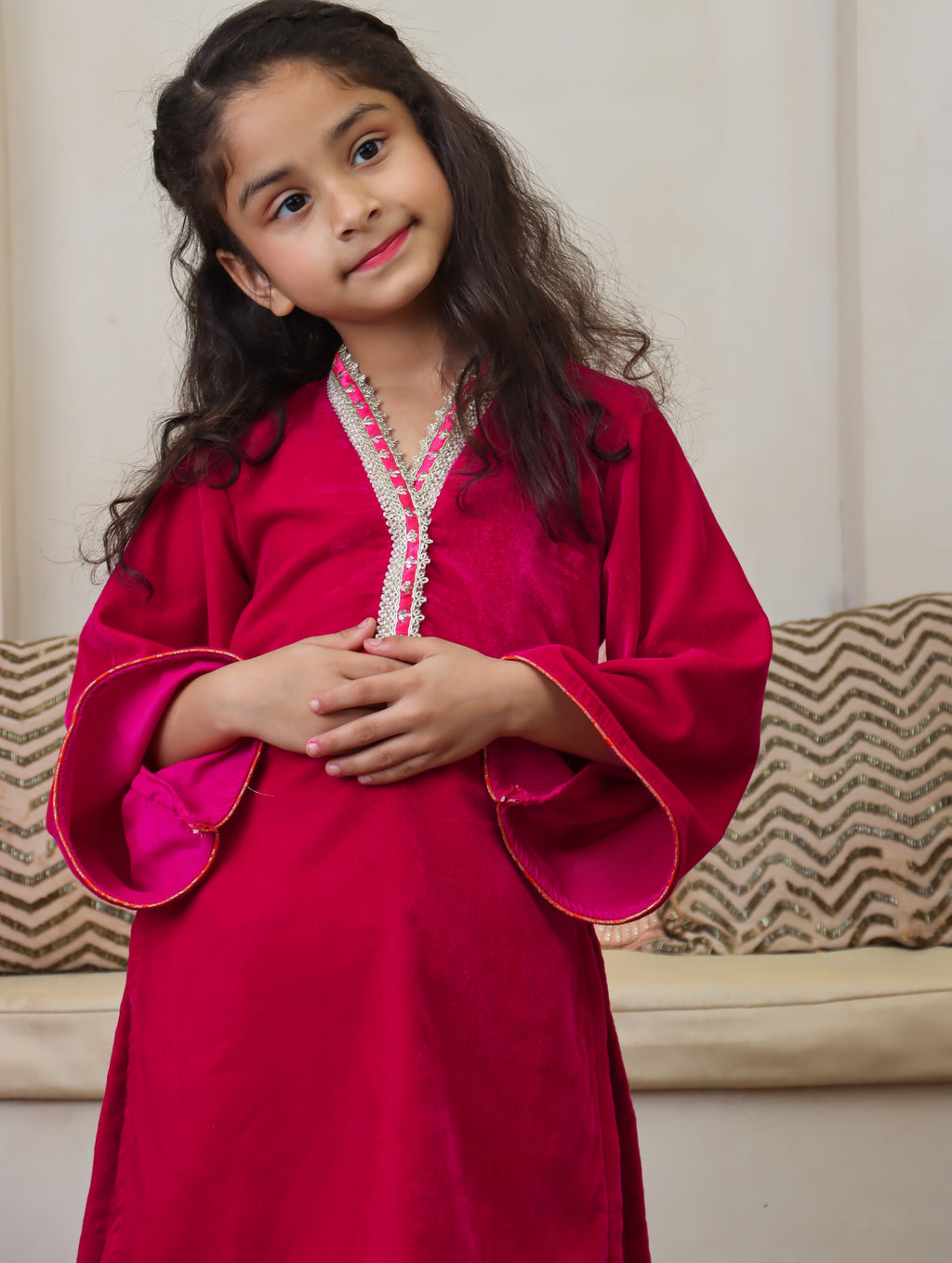 Naaz Velvet Suit set