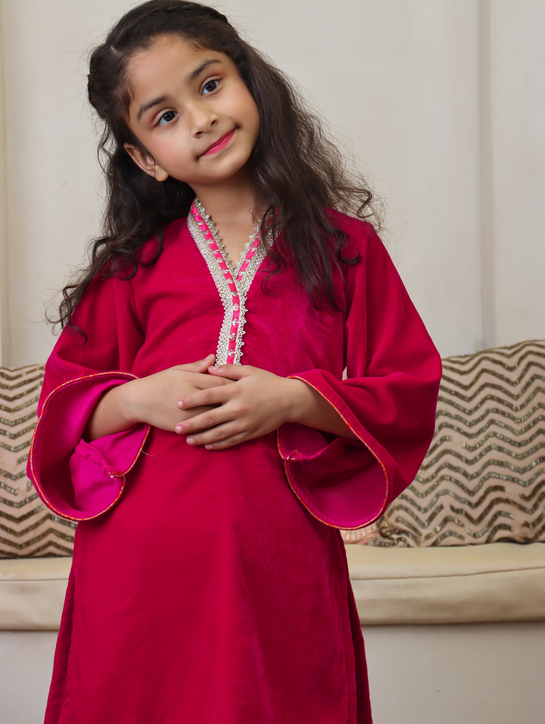 Naaz Velvet Suit set