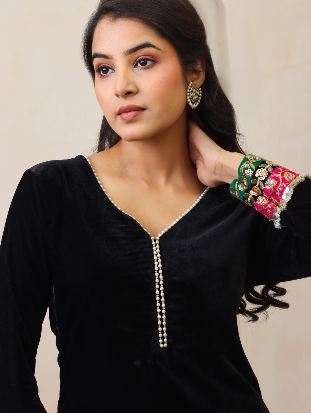 Noor Velvet Suit set