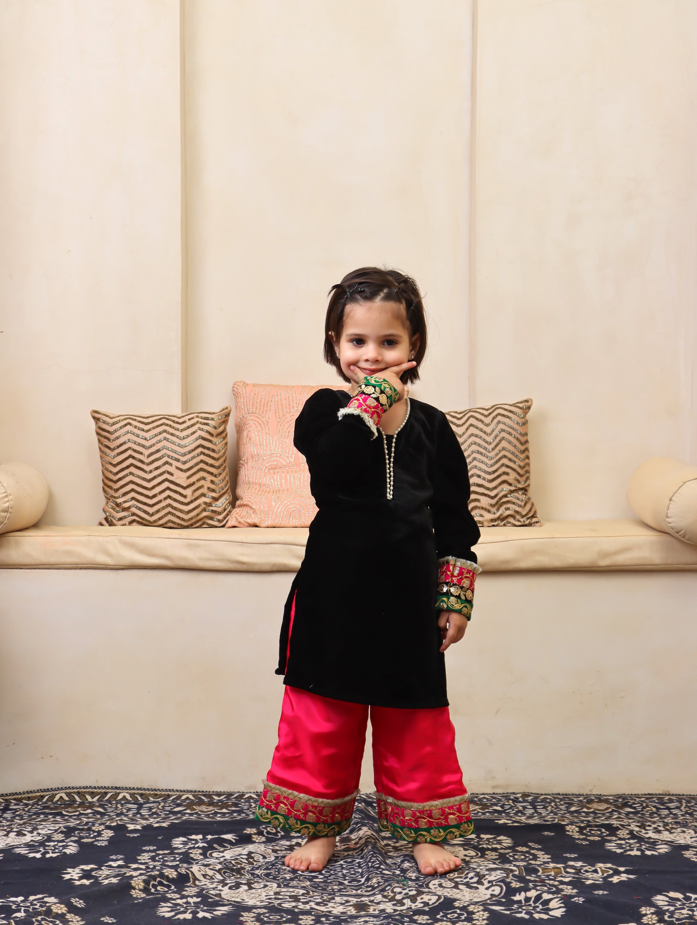 Noor Velvet Suit set