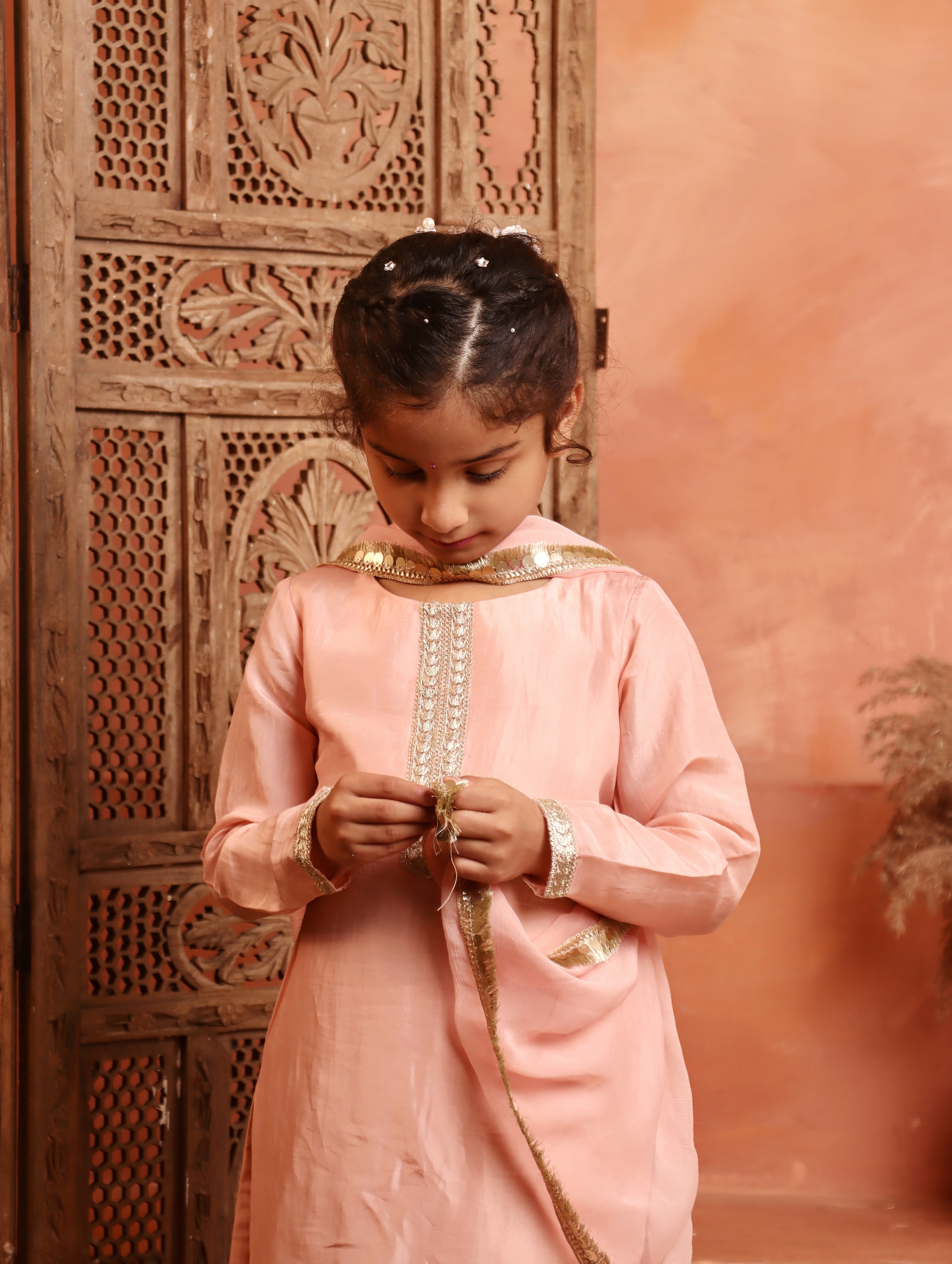 Shahi Blush Sharara Set