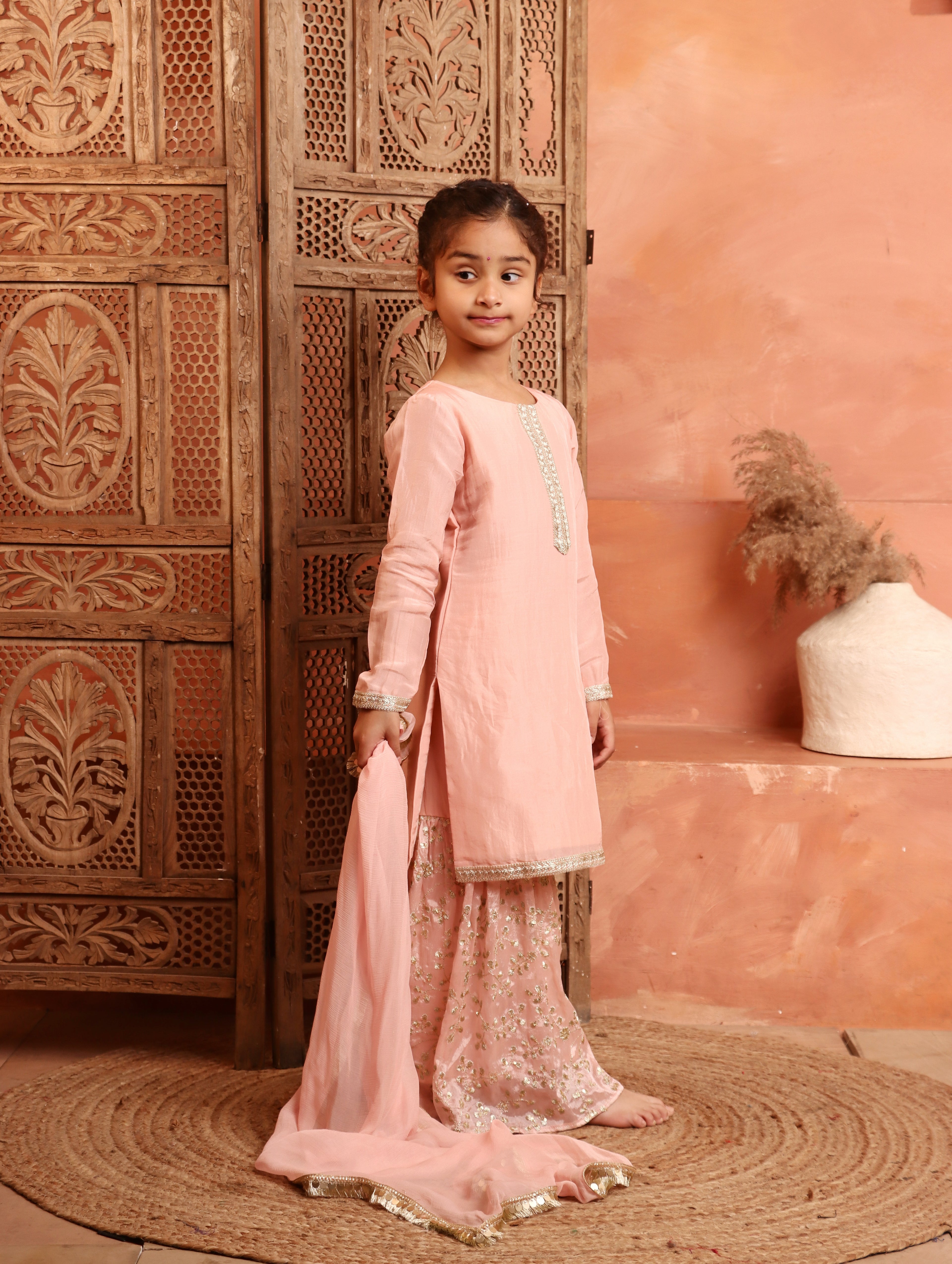 Shahi Blush Sharara Set