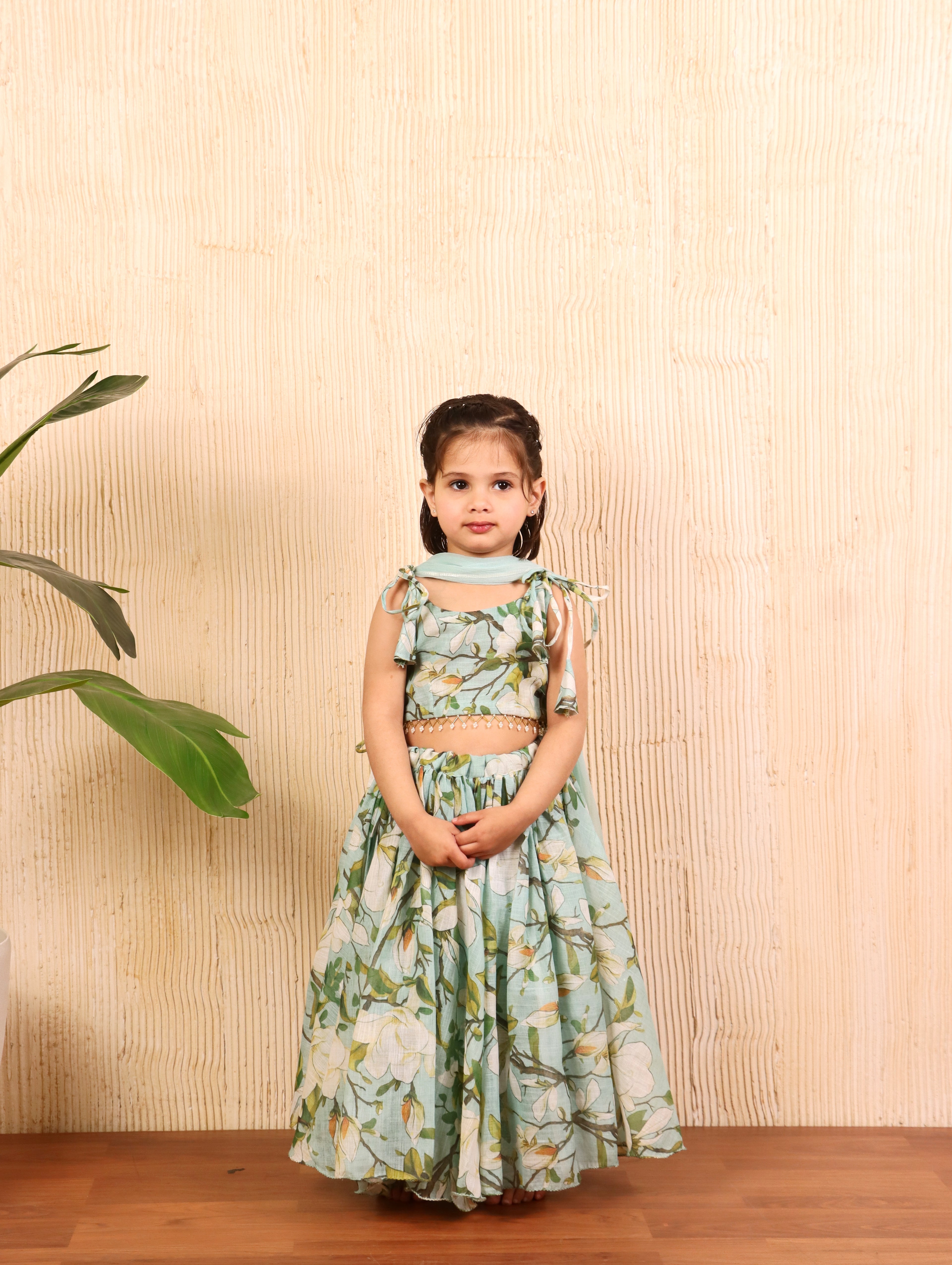 Rihana Chanderi Lehanga Set
