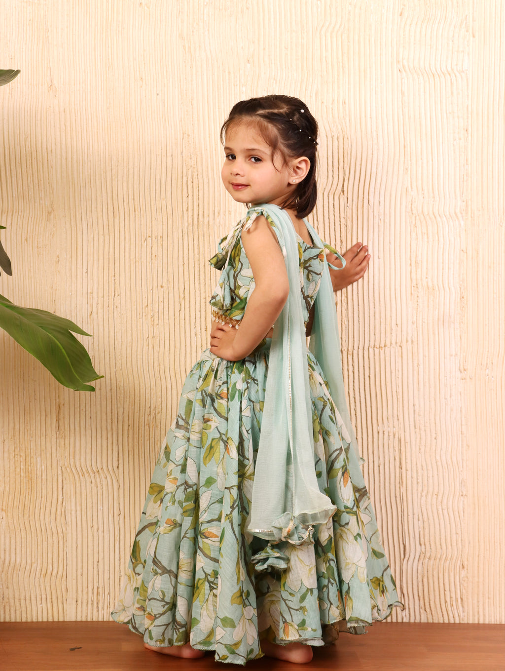Rihana Chanderi Lehanga Set