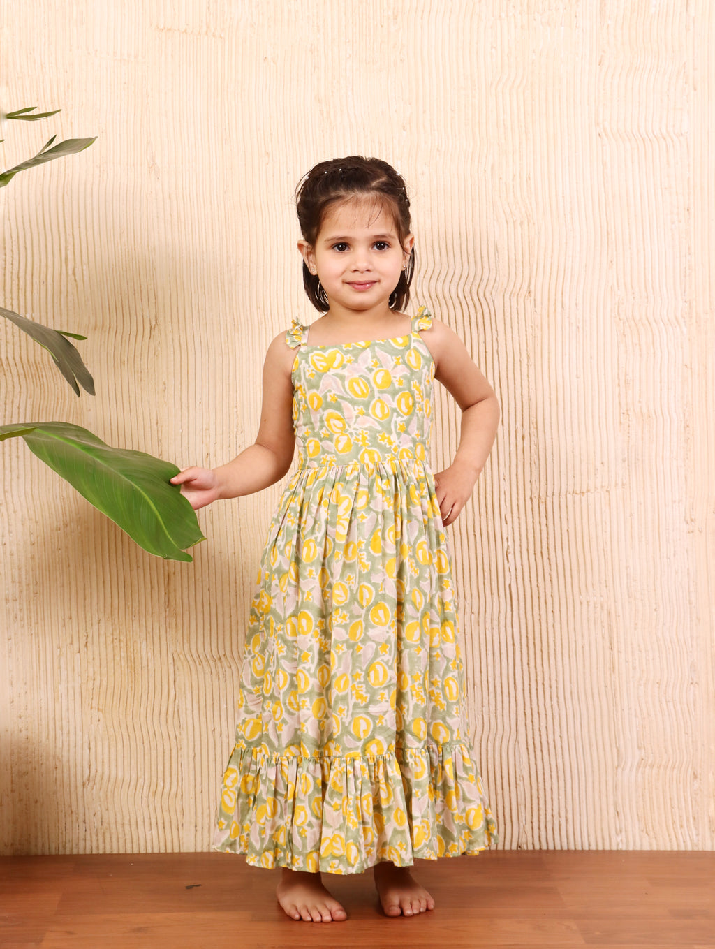Aira Lemon Meadow Dress